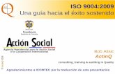 Explicación ISO 9004-2009