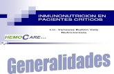 Imnunonutricion en Pacientes Criticos - Arequipa