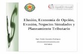 Elusión, Economía de Opción, Evasión, Negocios Simulados y Planeamiento Tributario - Rubén Saaved