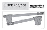 Motor Para Puertas Batientes Motorline Lince400