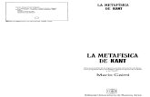Caimi, Mario - La Metafísica de Kant (Editorial Universitaria)