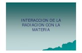 Interaccion de La Radiacion Con La Materia-II
