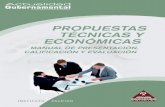 Propuestas Técnicas y Económicas Manual de Presentación, Calificación y Evaluación