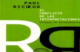 Ricoeur, Paul El Conflicto de Las Interpretaciones