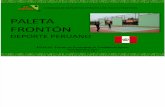Paleta Fronton Deporte Peruano (Spanish Version)