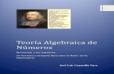 Teoría Algebraica de NúmerosV1