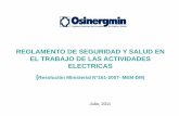 05.Reglamento de Seguridad y Salud en El Trabajo de Las Actividades Electricas RESESATAE - Ing. Miguel Benites