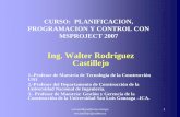 Planificacion, Programacion y Control Con Msproject 2007