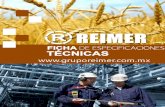 Grupo Reimer - Ficha de Especificaciones Técnicas