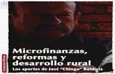 Microfinanzas, Reformas y Desarrollo Rural, Los Aportes de José Badivia