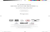 Programa completo (cuadernillo) de IV Jornadas Mexicanas de Retórica