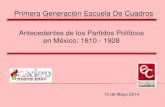 Antecedentes de Los Partidos Politicos en Mexico