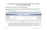 Programas de Consola en Java Con NetBeans