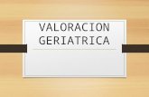 valoracion geriatrica