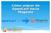 Cómo migrar de OpenCart a Magento