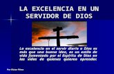 PP. LA EXCELENCIA EN UN SERVIDOR DE DIOS.ppt