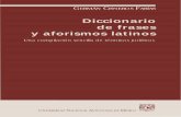 Diccionario - Frases y Aforismos Latinos