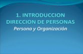 1. Introducción Dirección de Personas