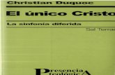 DUQUOC, Christian - El Único Cristo - 128 Pag