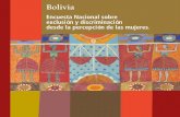 Bolivia - Encuesta Nacional sobre exclusión y discriminación desde la percepción de las mujeres