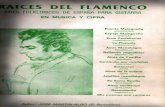 Partitura - Raices Del Flamenco - Libro Del Remolino