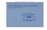 Cuaderno Azul Formacion - FE La Falange