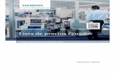 Lista de Precios Siemens 2014