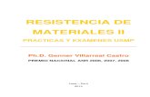 Prácticas y Exámenes USMP,Resistencia de Materiales II