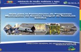 Guía para la Formulación de Programas Municipales de Gestión Integral de Residuos Sólidos