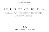 Heródoto, Historia 5. Terpsícore