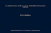 Cartas de Las Heroinas - Ovidio (Heroidas Ibis)