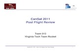 Cansat2011 PFR Team 513 v01