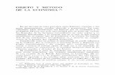 Objeto y Metodo de la Economía - Articulo - Harrod 1957