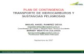 Plan de Contingencia Transporte de Hidrocarburos y Sustancias Peligrosas