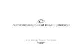 APROXIMACIONES AL PLAGIO LITERARIO (publicación)