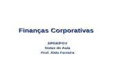 Finanças Corporativas - VPL e TIR