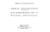 SERIE DIDÁCTICA PARA GUITARRA - CUADERNOS Nº 1 - 4