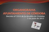 organigrama Ayuntamiento de Córdoba