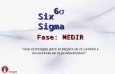 S4y5- Fase MEDIR Six Sigma