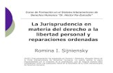 CORTE IDH - Libertad e Integridad Personal_Romina I Siejniesky_Curso HFZ_2013