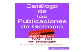 Catalogo Publicaciones Gefrema 2013