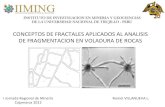 Conceptos de fractales aplicados a la voladura de rocas - Romel Villanueva - Iiming