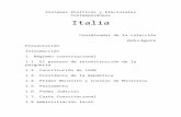 Sistemas Políticos y Electorales Contemporáneos  Italia 2009