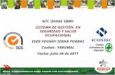 Salud Ocupacional NTC OHSAS 18001