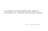 Cooperación internacional para el desarrollo y mediación intercultural (Tíscar Ortega Nogales)