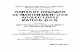 Obras de Dragado en Adolfo Lopez Mateos BCS