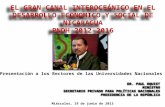 Gran Canal Interoceanico - 19 Junio de 2013-UNI-CNU- Version 4