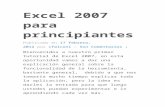 Excel 2007 Para Principiantes
