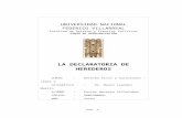 DECLARATORIA DE HEREDEROS MONOGRAFÍA