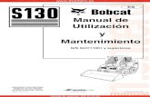 Manual Operacion Mantenimiento Minicargador s130 Bobcat